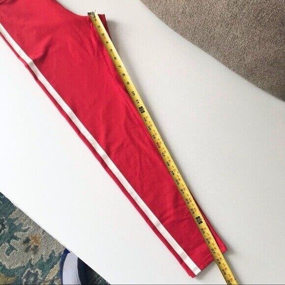 Crunchyroll "Yuri!!! On Ice" NWT Women's Junior Small Red & White Active Pants - Picture 9 of 9